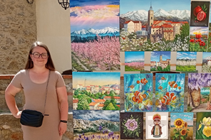 Mon art au festival Les Inédits d’Amélie — Anna Mamchur, Amélie-les-Bains, France