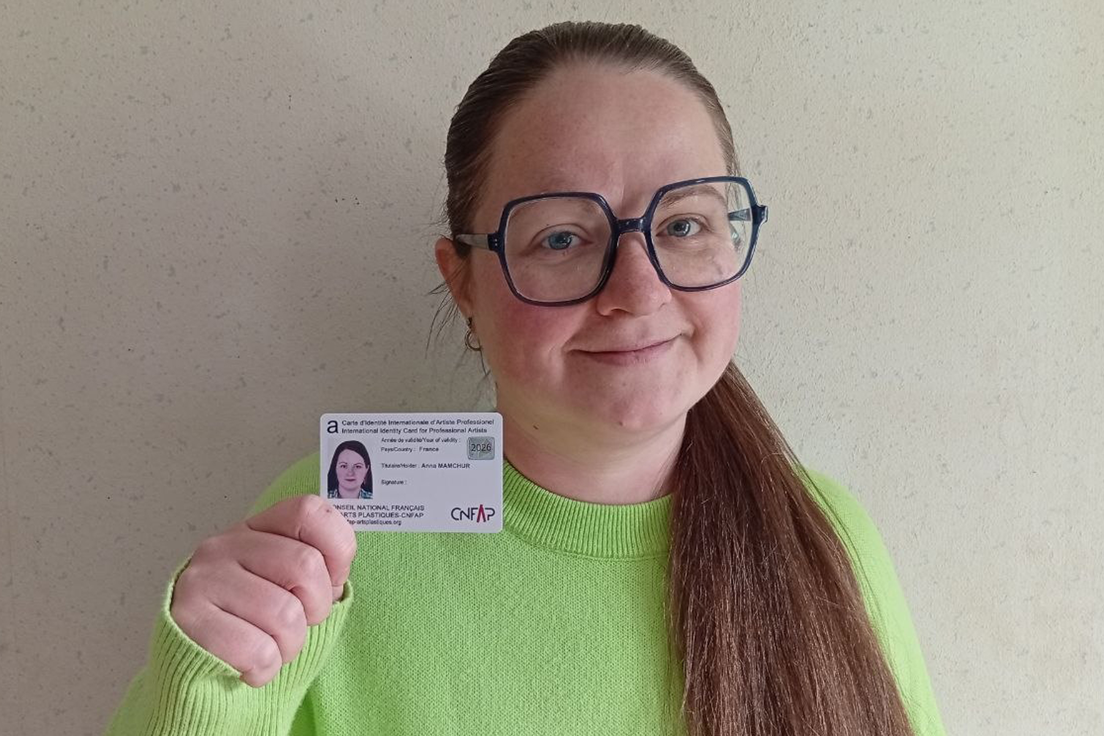 Anna Mamchur — membre du CNFAP, Conseil National Français des Arts Plastiques