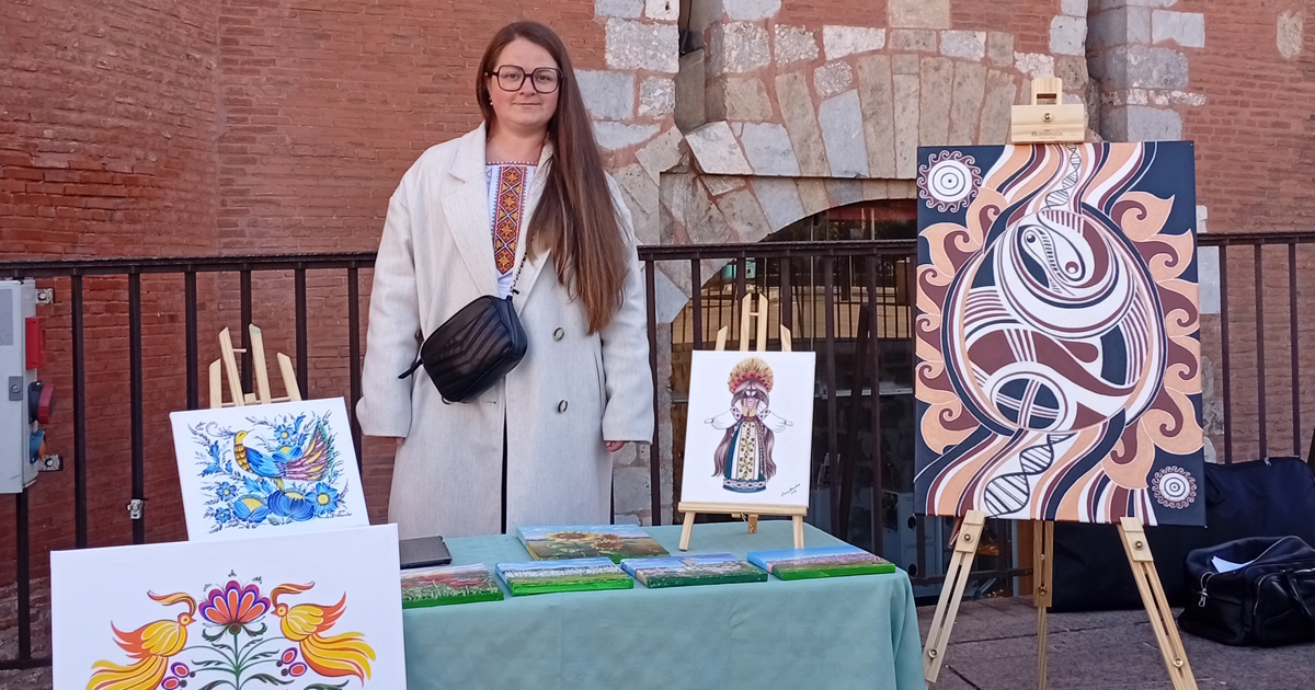 Exposition d’Anna Mamchur à Perpignan pour l’anniversaire de l’invasion à grande échelle de l’Ukraine