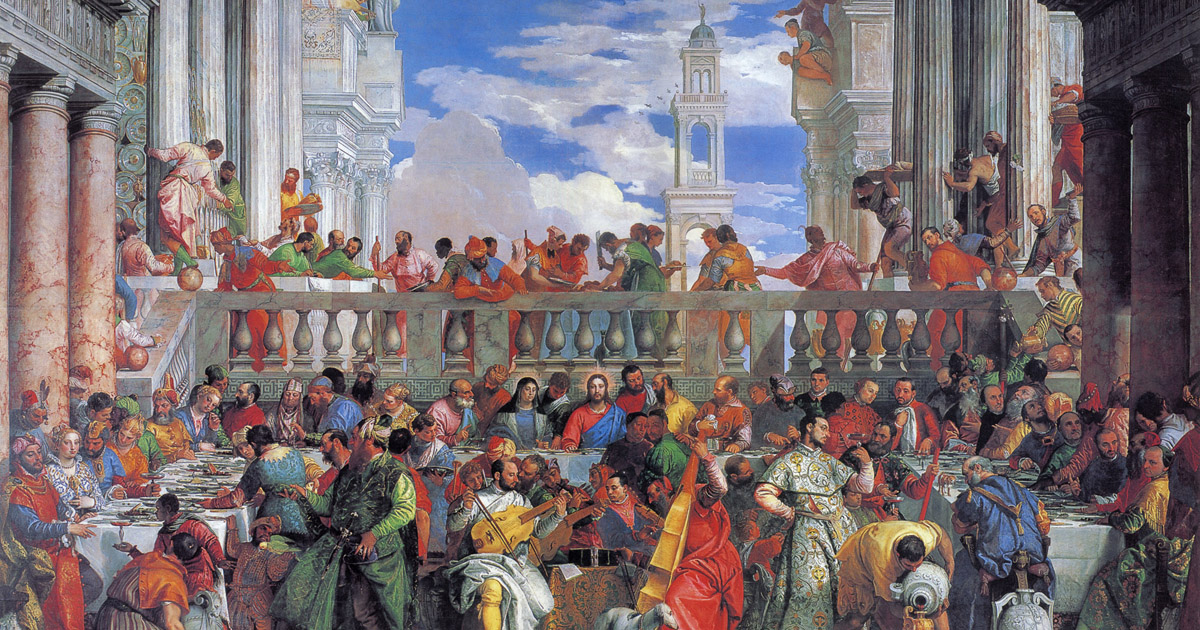 The Wedding at Cana — Paolo Veronese, Louvre