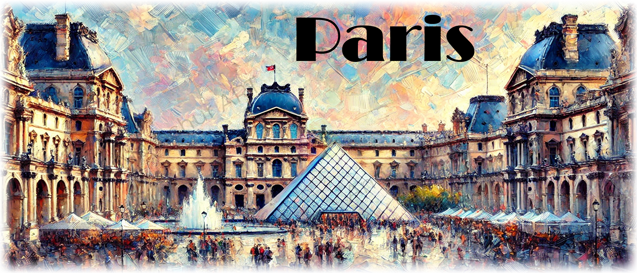 Louvre Mug — Impressionist style — banner — 002PAI01M