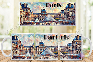 Mug avec le Louvre — le souffle vivant de l’art impressionniste