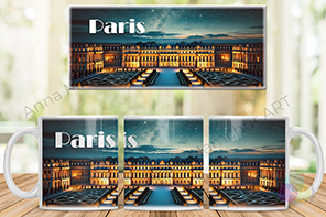Versailles mug — night version